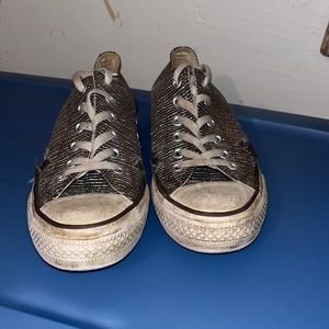 Copper sparkle limited edition converse